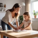 Как приучить ребенка помогать по дому