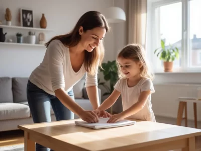 Как приучить ребенка помогать по дому